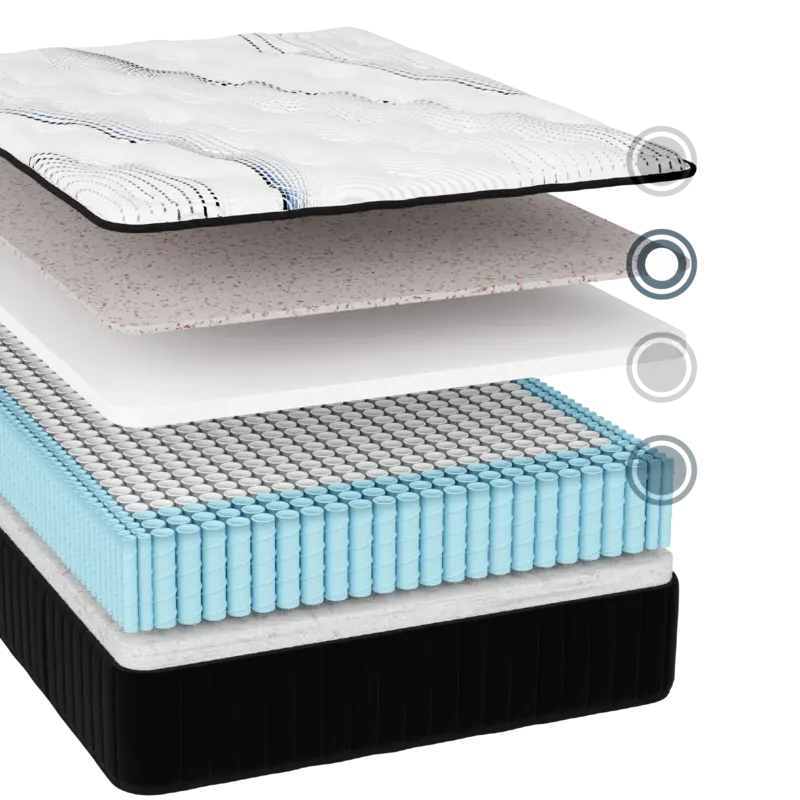 foam layer middle top