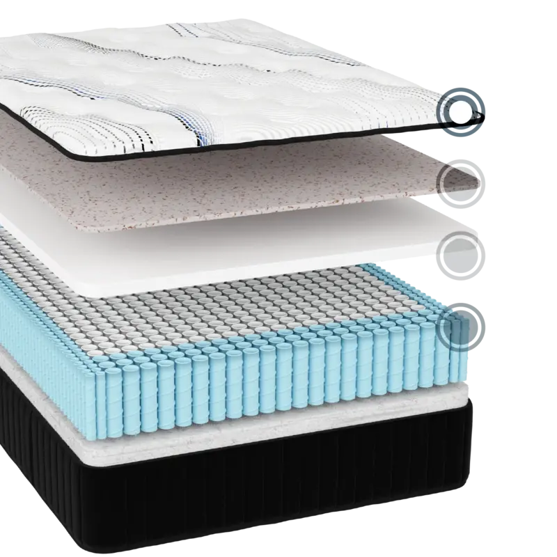foam layer top