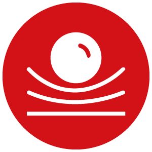 icon circle on lines